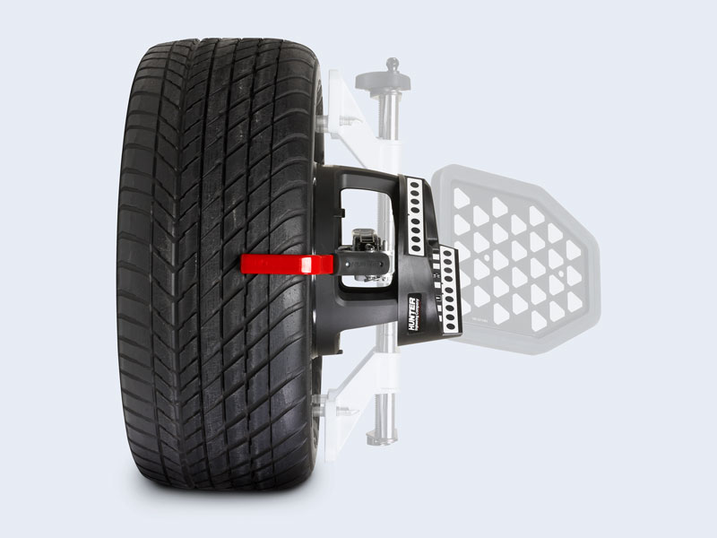 side profile view of quickgrip wheel adaptor 