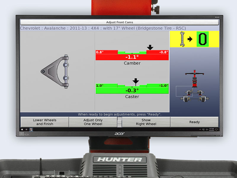 hunter proalign screen camm