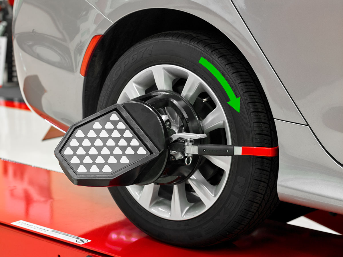 hunter target adaptor rolling compensation