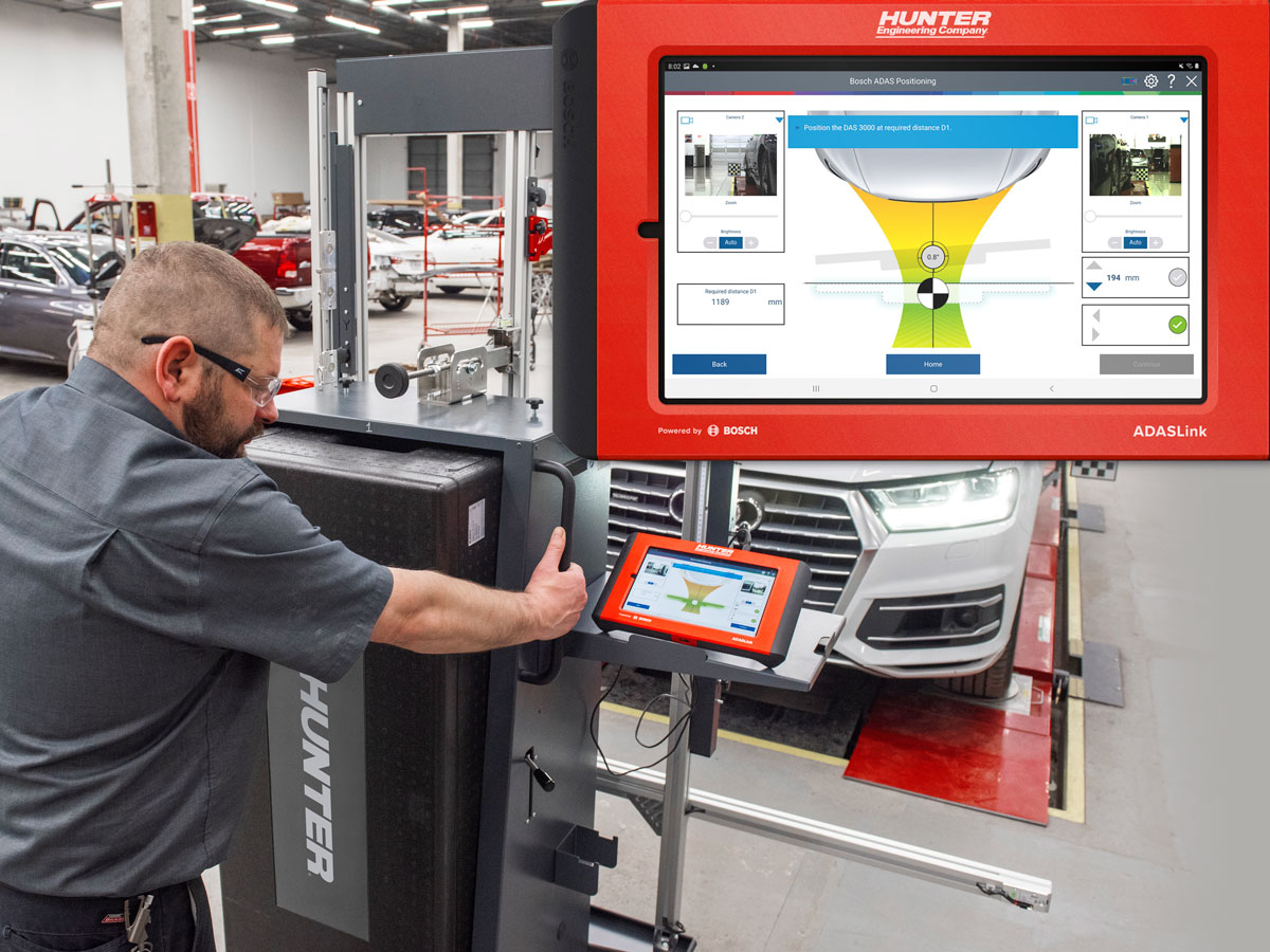 hunter safety system alignment adas calibration das 3000 fixture positioning